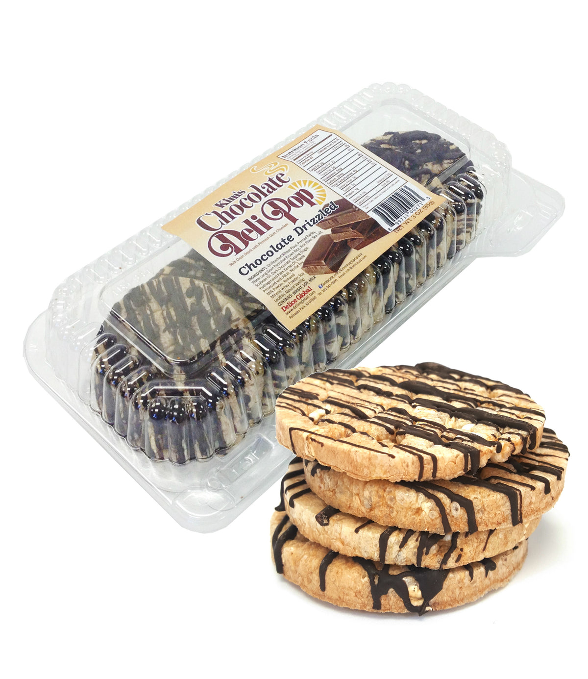 KIM'S MAGIC POP Chocolate Deli Pop Drizzled-Kim's Magic Pop