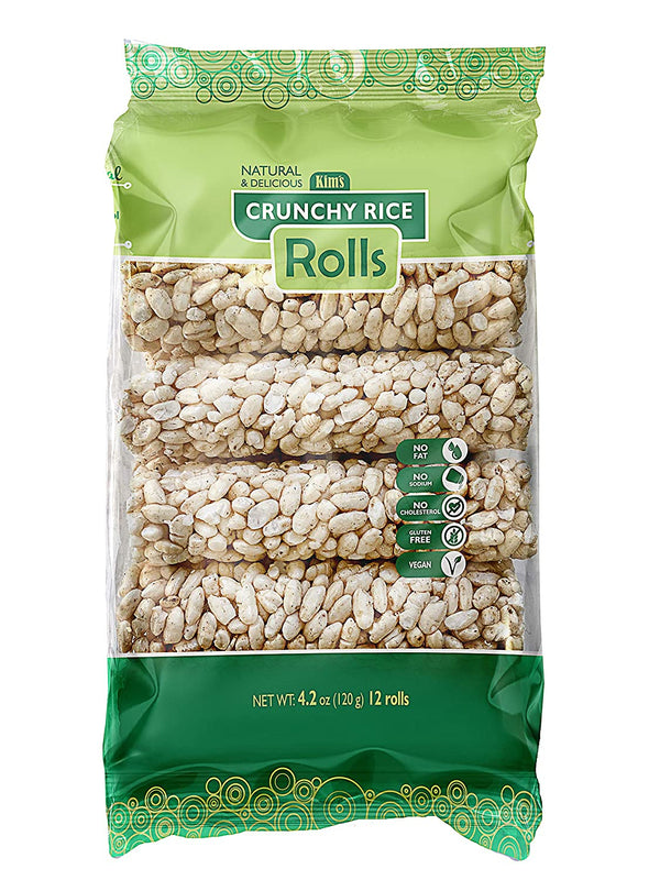 Crunchy Roll Rice Flavor - 6 Bags (12 Rolls / Pack)